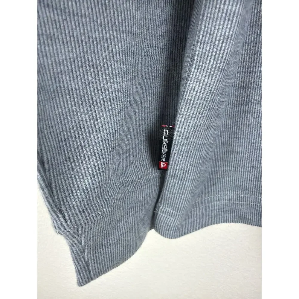 Quiksilver‎ Mens Long Sleeve Shirt Small Blue Soft Lightweight Sweatshirt
